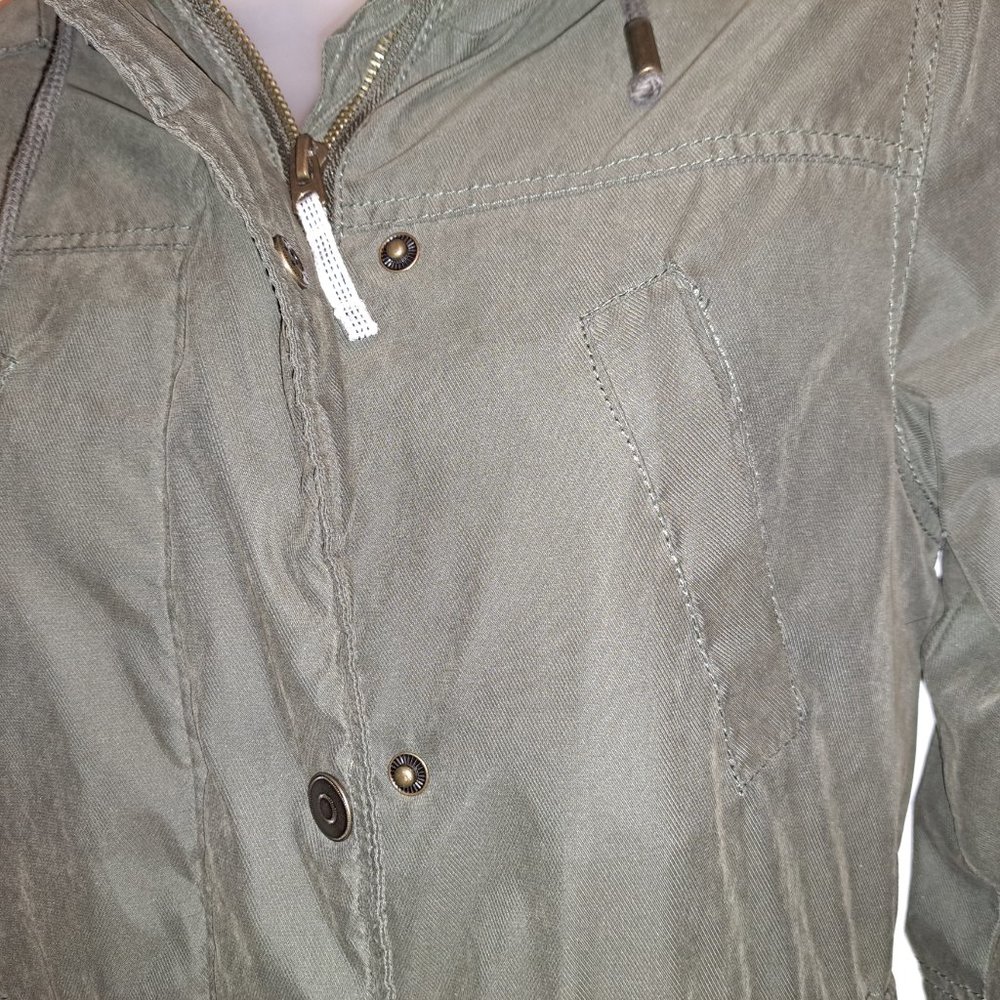 Women's XSmall Prince&Fox (Aeropostale) Parka Army Green Jacket - Picture 5 of 13